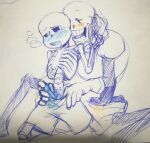 2boys 2d 2d_(artwork) animated_skeleton big_dom_small_sub bigger_dom bigger_dom_smaller_sub blue_blush blue_penis blue_tongue blush bonetrouble bottom_sans brother brother/brother brother_and_brother brothers clothed_male cropped crying drawn drooling edited erect_penis erection fontcest handjob incest intraspecies kneel male male/male male_only monster monster_boy orange_blush pants_only papyrus papyrus_(undertale) papysans penis penis_grab saliva sans sans_(undertale) seme_papyrus shirtless sibling_incest siblings sitting skeleton small_sub small_sub_big_dom smaller_sub smaller_sub_bigger_dom smaller_submissive tears top_papyrus topless topless_male traditional_media traditional_media_(artwork) uke_sans undead undertale undertale_(series) video_game_character video_games yaoi