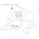  1:1 1:1_aspect_ratio 2020s 2021 2d 2d_(artwork) abosinsin anger_vein angry animated_skeleton bad_id bad_twitter_id blush bottom_sans brother brother/brother brother_and_brother brothers digital_media_(artwork) duo english_text fontcest from_behind grabbing_hand grabbing_hands hand_on_hand hands_grab imminent_sex implied_sex inactive_account incest intraspecies male male/male male_only monochrome monster monster_boy papyrus papyrus_(font) papyrus_(undertale) papysans sans sans_(undertale) seme_papyrus sibling_incest siblings skeleton sweat sweating text thought_bubble top_papyrus uke_sans undead undertale undertale_(series) video_game_character video_games yaoi 