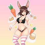 1girl bunny_ears bunny_gif bunny_girl bunny_tail bunnyayumi carrot dokiblossom solo_female streamer twitch.tv twitter