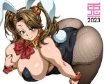 1girl big_breasts breasts brown_hair chubby clothed_female female_focus female_only gundam gundam_build_fighters_try long_hair rojiura_jack sazaki_kaoruko solo_female solo_focus