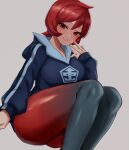 1girl 1girl 1girl arezu_(pokemon) ass big_ass blusbl clothed_female edboydraws eye_contact female_focus female_only looking_at_viewer nintendo pokemon pokemon_legends:_arceus red_hair short_hair solo_female solo_focus tagme teen thick_thighs thighs video_game_character video_game_franchise