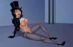 1girl 1girl big_breasts big_breasts black_hair breasts female_focus high_res justice_league_unlimited long_hair mature mature_female patreon patreon_paid patreon_reward solo_female something_unlimited sunsetriders7 tagme zatanna zatanna_zatara