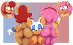 amy_rose bigdon1992 dat_ass nipples nude rouge_the_bat sally_acorn sega sonic_the_hedgehog_(series) tagme