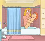  ass bath blackzacek breasts erect_nipples erect_penis family_guy horatio_(family_guy) lois_griffin rape thighs 