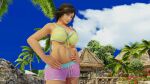 1girl 1girl 1girl 3d alluring athletic_female big_breasts breasts brown_hair crazy978 female_abs female_only fit_female front-tie_bra fully_clothed kazama_asuka looking_at_viewer midriff namco navel short_hair shorts smile solo_female tekken tekken_5_dark_resurrection tekken_7 tekken_8 tekken_tag_tournament_2 video_games