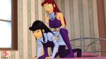 2futas animated blackfire dc_comics dcau doggy_position futanari futanari_on_futanari futanari_with_futanari incest komand'r koriand'r sfmslayer sister_and_sister sisters starfire tagme video webm