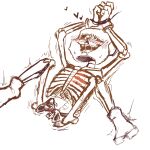  1:1 1:1_aspect_ratio 1boy 2020s 2022 2d 2d_(artwork) ahegao animated_skeleton blush_lines bottom_sans bound_wrists digital_media_(artwork) heart-shaped_pupils heart_eyes legs_spread male male_ahegao male_only malesub mouth_open nude nude_male open_mouth pleasure_face purplebluepen45 sans sans_(undertale) skeleton socks socks_on socks_only spread_legs submissive submissive_male tied_up tied_wrists trembling uke_sans undead undertale undertale_(series) video_games youfoundta 