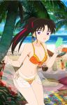  alluring beach bikini black_and_red_hair inuyasha setsuna_(yashahime) soraart_(artist) voluptuous yashahime:_princess_half-demon 