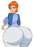 1girl aged_up ass ben_10 big_ass big_breasts breasts bubble_ass bubble_butt cartoon_network clothed clothing dat_ass dumptruck_ass dumptruck_butt fat_ass fat_butt gwen_tennyson huge_ass momiji_(artist) pants shirt teen thick_ass thick_butt thick_thighs