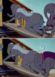 anthro anthroelephant ass big_ass big_breasts dumbo elephant matriarch mrsjumbo mrsjumbo_(dumbo) pachyderm train