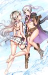  2_girls alluring anklet ass athenawyrm belt belt_skirt bikini bikini_skirt blush boots breasts corrin_(fire_emblem)_(female) corrin_(summer)_(fire_emblem)_(female) fire_emblem fire_emblem_awakening fire_emblem_fates fire_emblem_heroes gloves hairband hood jewelry long_hair looking_at_viewer medium_breasts multiple_girls nintendo o-ring o-ring_bikini official_alternate_costume orrin_(fire_emblem) pointy_ears red_eyes robin_(fire_emblem) robin_(fire_emblem)_(female) smile swimsuit thigh_strap under_boob water white_hair yellow_eyes 