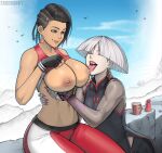 2_girls a.k.i._(street_fighter) azucena azucena_milagros_ortiz_castillo bandai_namco big_breasts breast_licking breast_sucking breasts crossover erodrunky evo lesseinsanimer licking licking_nipples namco namco_bandai nipple_lick nipple_licking street_fighter street_fighter_6 street_fighter_vi tekken tekken_8 twitter yuri