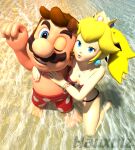  beach bikini hanxulz mario princess_peach sexy super_mario_odyssey 