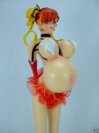  1girl bun_cover capcom chun-li female figure navel pregnant slave solo statue street_fighter zoom 