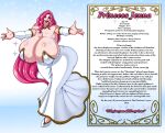  gigantic_ass gigantic_breasts hourglass_figure master_erasis pink_eyes pink_hair very_long_hair 