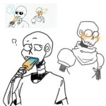  1:1 1:1_aspect_ratio 2020 2020s 2boys 2d 2d_(artwork) ? animated_skeleton anonymous_artist blush brother brother/brother brother_and_brother brothers clothed clothing digital_media_(artwork) duo eating_food eating_popsicle english_text fontcest food implied_incest looking_at_another lowest-of-dirt lowest_of_dirt male male/male male_only monster orange_blush orange_popsicle papyrus papyrus_(undertale) papysans partially_colored popsicle reference_image saliva sans sans_(undertale) skeleton spoken_question_mark suggestive suggestive_food text tumblr undead undertale undertale_(series) upper_body video_game_character video_games white_background yaoi 