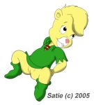 disney gummi_bears satie_(artist) solo sunni_gummi white_background