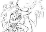 mel_the_hybrid monochrome sega sonic sonic_team sonic_the_hedgehog sonic_the_werehog sonic_unleashed