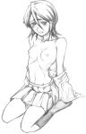  artistic bleach breasts ribs rukia_kuchiki skinny skirt 