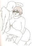  1boy 1girl bbw big_breasts breasts crossover duo flirting hanna-barbera horny huge_breasts nemesist-103 nipples paizuri_under_clothes scooby-doo seducing slut titeuf titeuf_(character) velma_dace_dinkley velma_dinkley whore 