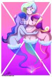 3girls breasts equestria_girls female female/female female_only friendship_is_magic genie licking_breasts licking_nipples my_little_pony nude princess_cadance princess_celestia princess_luna pussy the-butch-x the-butcher-x yuri