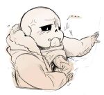  ... 2boys 2d 2d_(artwork) anger_vein angry animated_skeleton bottom_sans clothed digital_media_(artwork) disembodied_penis hooded_jacket hoodie jacket male male_focus monochrome penis penis_on_mouth penis_under_clothes penis_under_shirt sans sans_(undertale) skeleton solo_focus spoken_ellipsis tesno204 uke_sans undead undertale undertale_(series) unseen_male_face video_game_character video_games white_background yaoi 