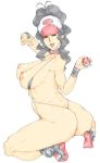  ass bad_anatomy bad_proportions baseball_cap bikini breasts female female_protagonist_(pokemon_bw2) game_freak hat headgear highres hilda_(pokemon) humans_of_pokemon kyura9een kyura_(kyura9een) nintendo poke_ball pokemon pokemon_(anime) pokemon_(game) pokemon_black_2_&amp;_white_2 pokemon_black_and_white pokemon_bw pokemon_bw2 small_feet swimsuit touko_(pokemon) v white_(pokemon) 