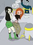 blue_skin dr._drakken kim_possible kimberly_ann_possible panty_pull shego smile wedgie