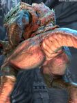  3:4 3d 3d_(artwork) 3d_animation animal_genitalia animated anthro armor ass big_ass biped bodily_fluids cloaca digital_media_(artwork) fangs female genitals hi_res lizard loop quake quake_champions reptile reptilligator scalie short_playtime solo sorlag sound sound_warning tagme teeth twerking video webm 