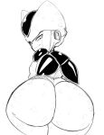 big_ass cell_junior dragon_ball dragon_ball_z femboy girly looking_at_viewer male_only shortstack smiling_at_viewer teapot_(body_type) thecon uncolored