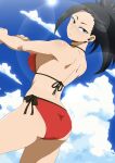 1girl 1girl 1girl ass ass_grab big_ass big_breasts breasts clothed_female female_focus female_only high_res lexus_(artist) long_hair momo_yaoyorozu my_hero_academia solo_female solo_focus tagme teen