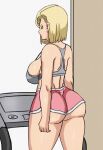 android_18 big_ass big_breasts blonde_hair dragon_ball dragon_ball_z milf pinkpawg