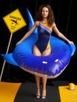 1girl floatie mbirdcz swimsuit