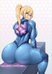 1girl 1girl ass ass big_ass big_ass big_breasts big_breasts biting_lip blonde_female blonde_hair blue_eyes bodysuit bottom_heavy breasts clothed clothed_female clothes clothing female_focus female_only fully_clothed hips huge_ass huge_ass human human_only humanoid large_ass large_butt long_hair looking_back mature mature_female metroid muscular_back muscular_female ponytail samus_aran simple_background sitting smile solo_female solo_focus tagme thick thick_ass thick_thighs thighs top_heavy vicsenpai video_game_character video_game_franchise voluptuous white_background wide_hips zero_suit zero_suit_samus