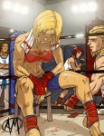  andy_bogard blue_mary fatal_fury ganassa gym kim_kaphawn king_of_fighters vanessa vanessa_(king_of_fighters) 