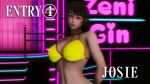 alluring big_breasts bikini black_hair brown_eyes josie_rizal namco posing tekken zenigata_ginnosuke