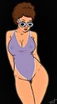 big_breasts cameltoe erect_nipples_under_clothes king_of_the_hill peggy_hill sunglasses swimsuit thighs