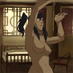 asami_sato avatar:_the_last_airbender dark-skinned_female dark_skin gif korra the_legend_of_korra topless