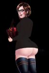 dumptruck_ass emma_watson fat_ass glasses grown_up hermione_granger milf shadman thick_thighs tight_clothing