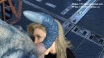 3d alien blue_eyes fira3dx high_res huge_cock huge_penis leather_suit lick licking_penis monster prisoner sci-fi sexy suck sucking_testicles teasing