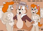 chip chip_'n_dale_rescue_rangers chipmunk disney kthanid pregnant squirrel tagme tammy_squirrel