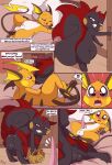 comic fuf nintendo pachirisu pokemon raichu tack's_experiment