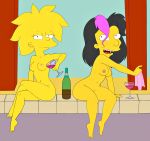  gina_vendetti lisa_simpson tagme the_simpsons yellow_skin 