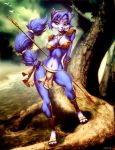  1girl anthro bikini breasts canine female female_only fox furry genzoman krystal looking_at_viewer metal_bikini nintendo outside skimpy smile solo_female star_fox star_fox_adventures tagme video_games weapon 