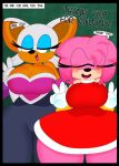 3barts amy_rose comic rouge_the_bat sega sonic_the_hedgehog_(series) tagme tail tail_fetish tail_sex