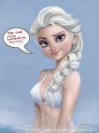 bikini clc1997 disney elsa elsa_(frozen) frozen_(movie) tagme upper_body