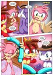 amy's_secret amy_rose archie_comics barefoot bbmbbf comic double_strap-on fiona_fox mobius_unleashed nic_the_weasel nicolette_the_weasel palcomix sega sex sonic sonic_(series) sonic_the_hedgehog_(series) strap-on text yuri