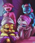 4girls aloe anthro atryl cute fluttershy friendship_is_magic furry futanari lotus my_little_pony rarity unicorn