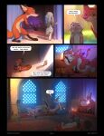  comic disney judy_hopps mystic_tantra nick_wilde zaush zootopia 
