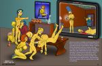  1girl aged_up bart_simpson clancy_wiggum clothing high_heels homer_simpson huge_breasts human incest lisa_simpson luann_van_houten maggie_simpson marge_simpson maude_flanders milhouse_van_houten monocone shaved_pussy stockings the_simpsons 